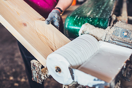 on-site priming at Hawthorn Timber